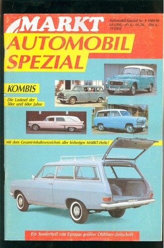 Markt automobil spezial kombis - automobil,